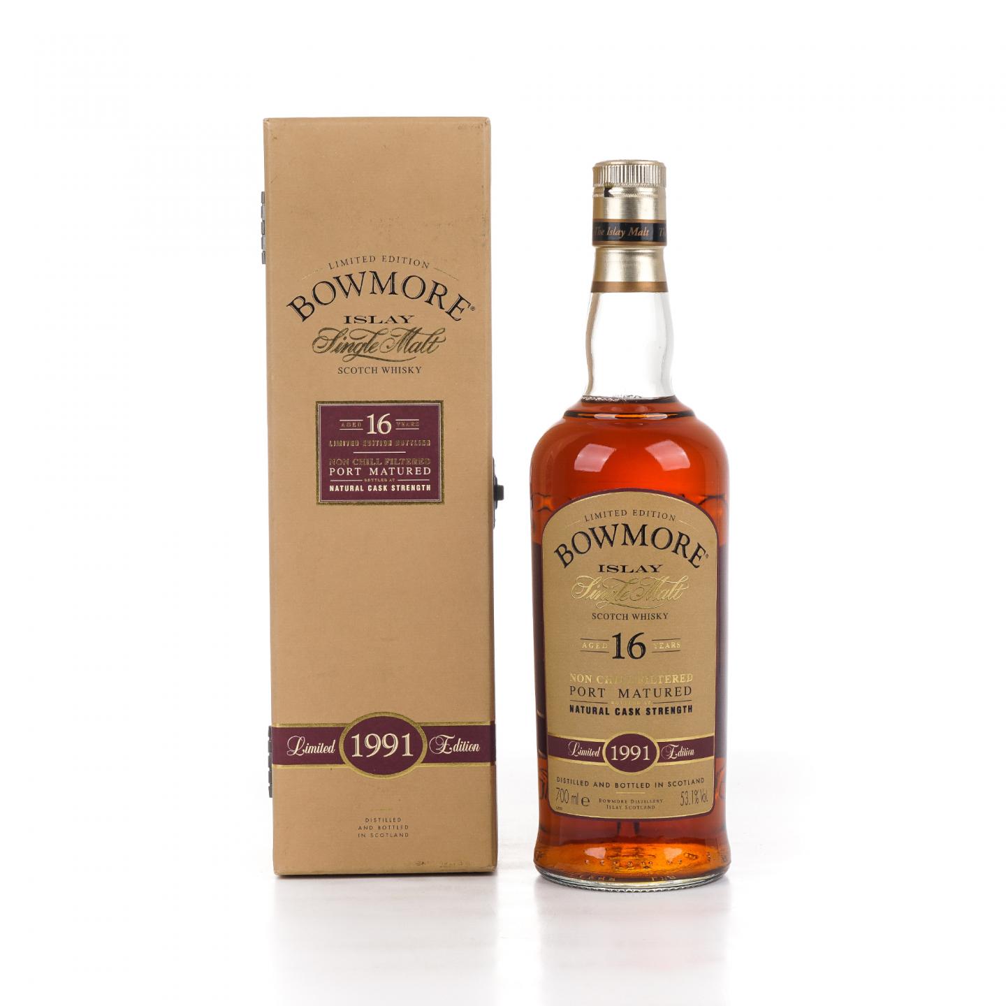 Bowmore 波摩 16年 1991 波特风味桶 桶强