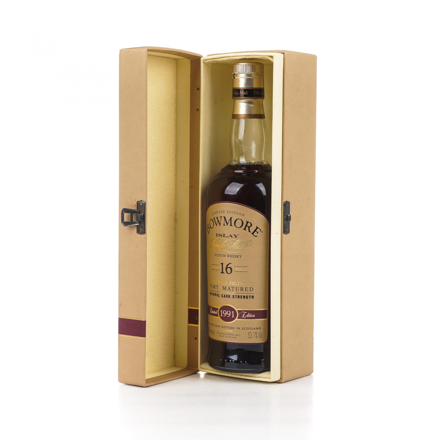 Bowmore 波摩 16年 1991 波特风味桶 桶强
