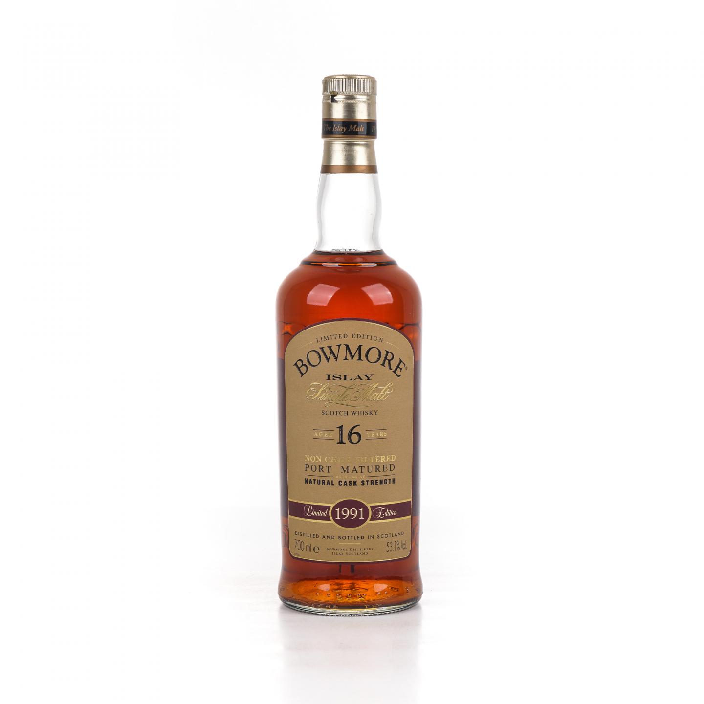 Bowmore 波摩 16年 1991 波特风味桶 桶强