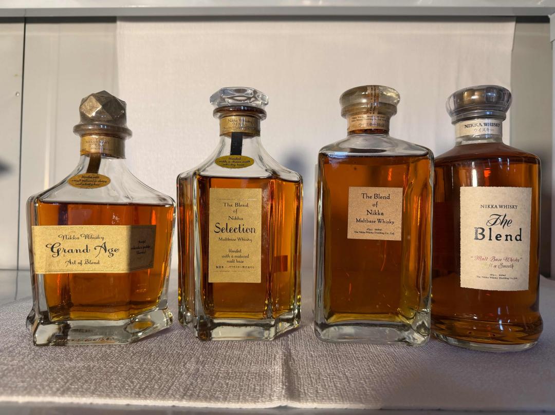 八十年代nikka一组四瓶