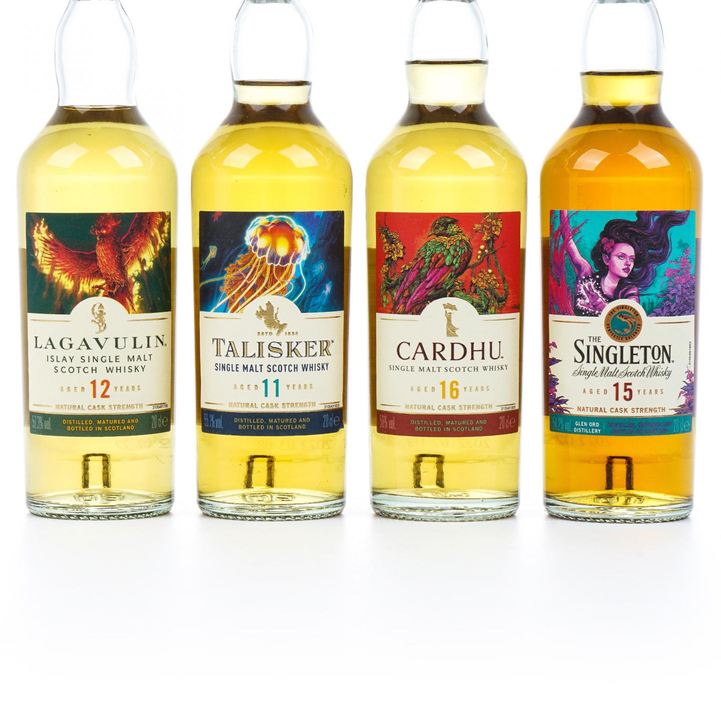 【中样】Diageo 帝亚吉欧 SR 2022珍藏系列 200ml*4瓶组