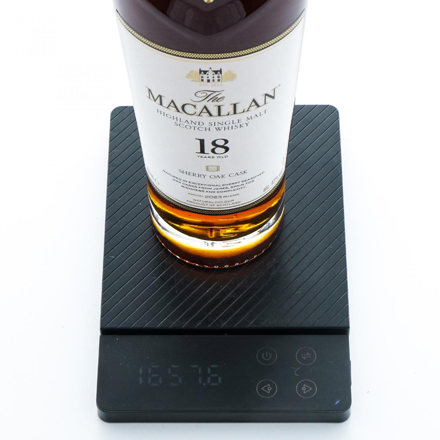 【附X光图】Macallan 麦卡伦 18年 2023 雪莉桶