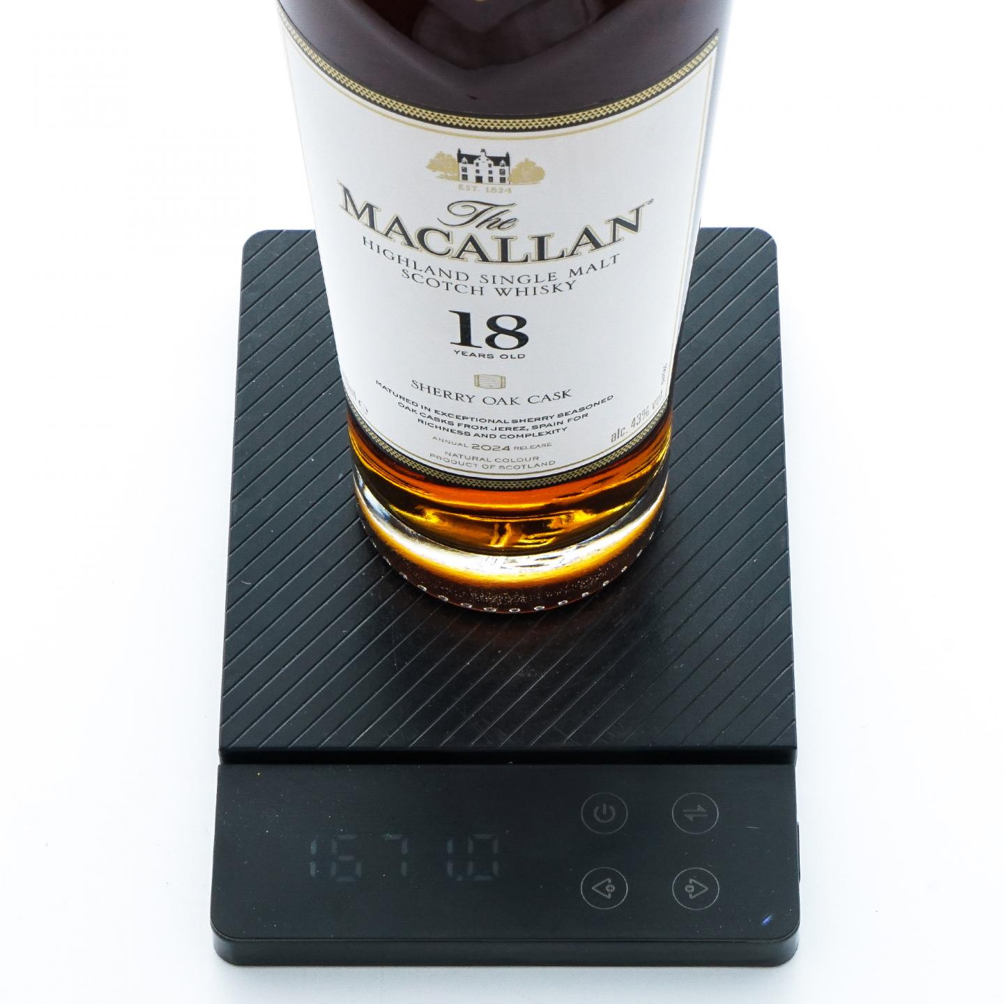 【附X光图】Macallan 麦卡伦 18年 2024 雪莉桶