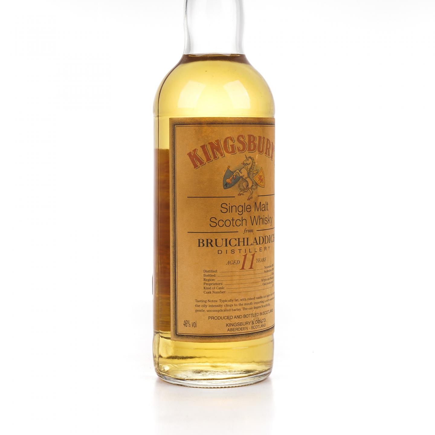 Bruichladdich 布赫拉迪 11年 1986-1998 Kingsbury