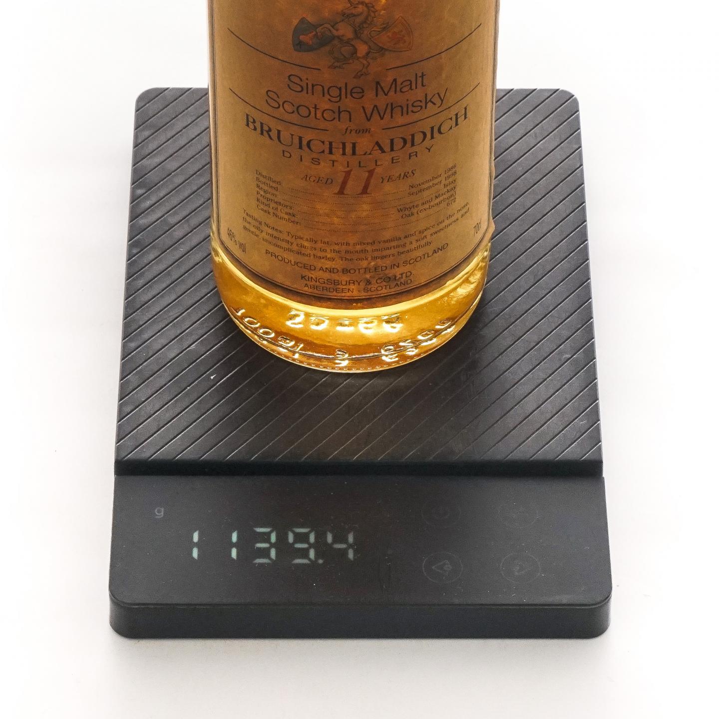 Bruichladdich 布赫拉迪 11年 1986-1998 Kingsbury
