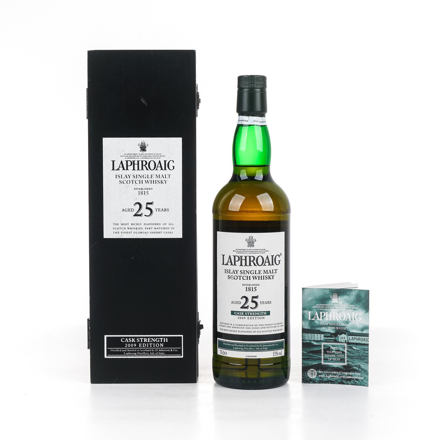 Laphroaig 拉弗格 25年 2009 桶强