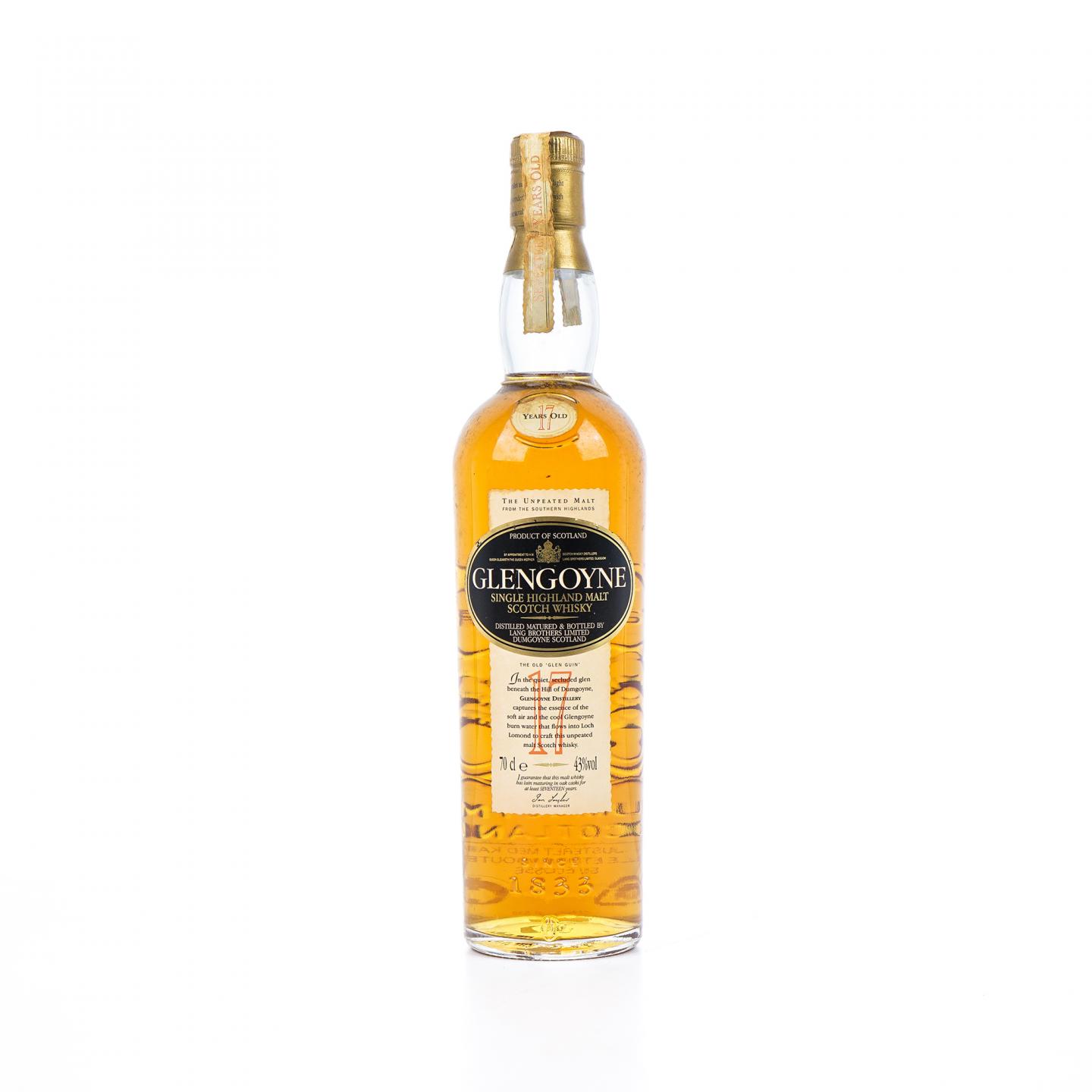 Glengoyne 格兰哥尼 17年 43%vol.