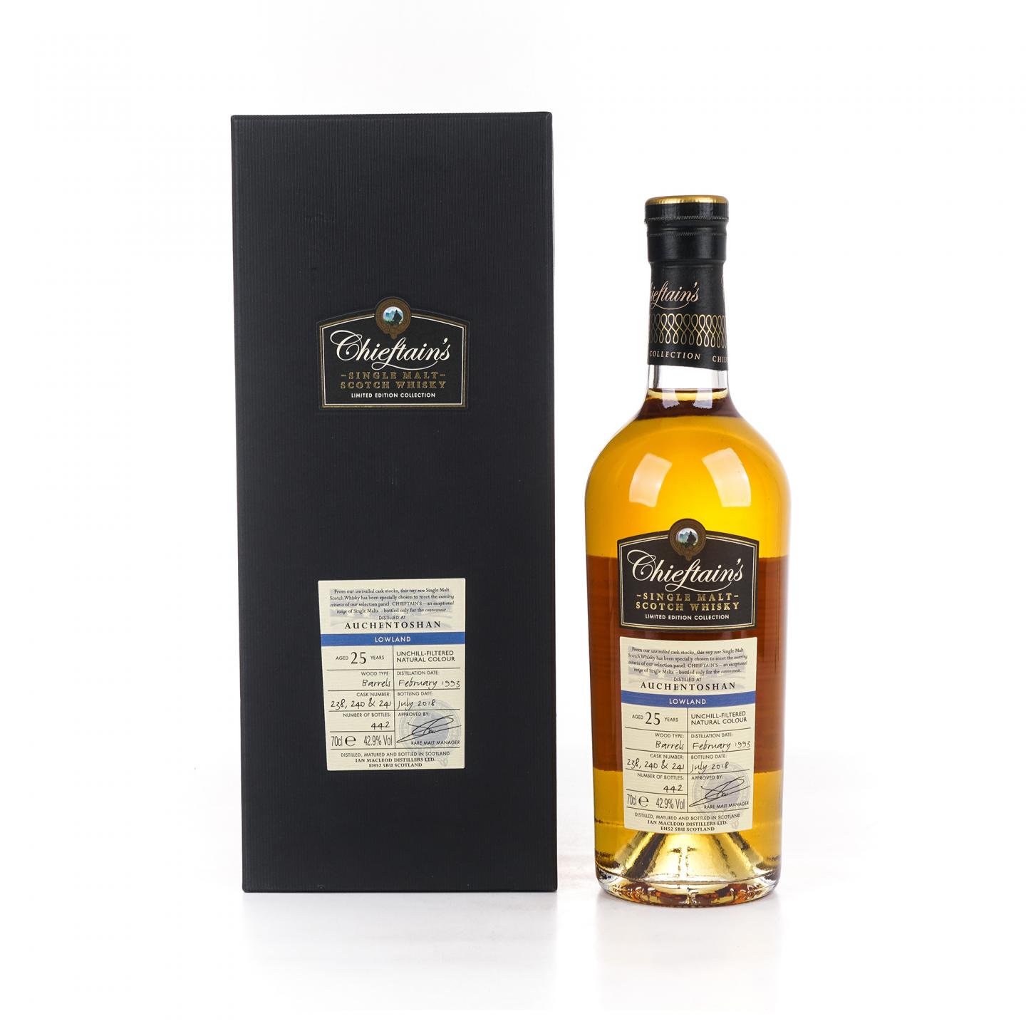 Auchentoshan 欧肯特轩 25年 1993-2018 IM 老酋长