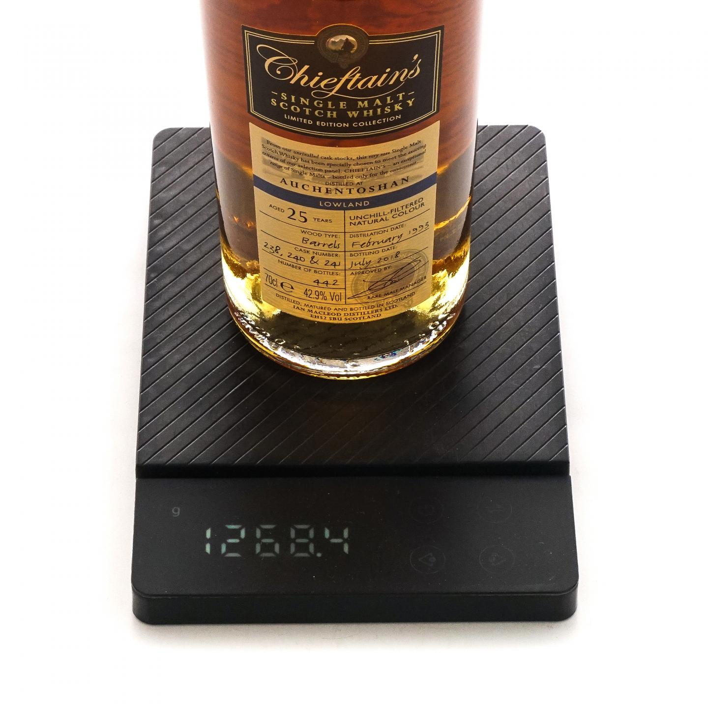 Auchentoshan 欧肯特轩 25年 1993-2018 IM 老酋长