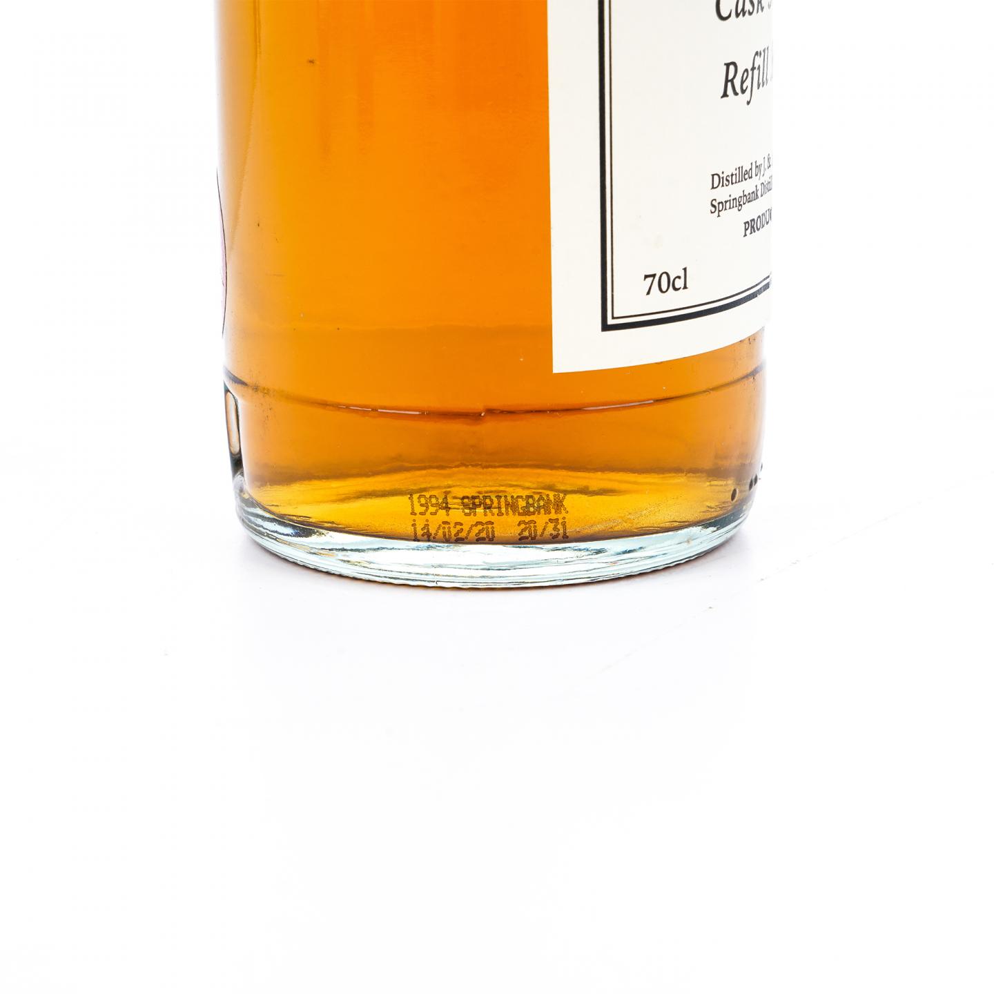 Springbank 云顶 25年 1994-2020 雪莉桶 私人桶