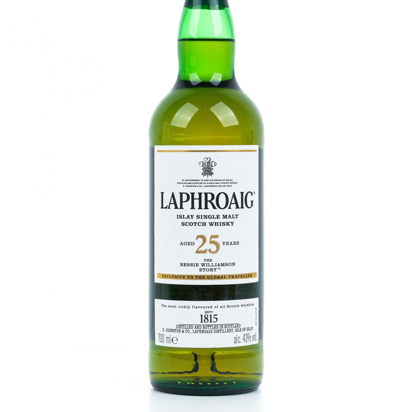 Laphroaig 拉弗格 25年 The Bessie Williamson Story 43%Vol.