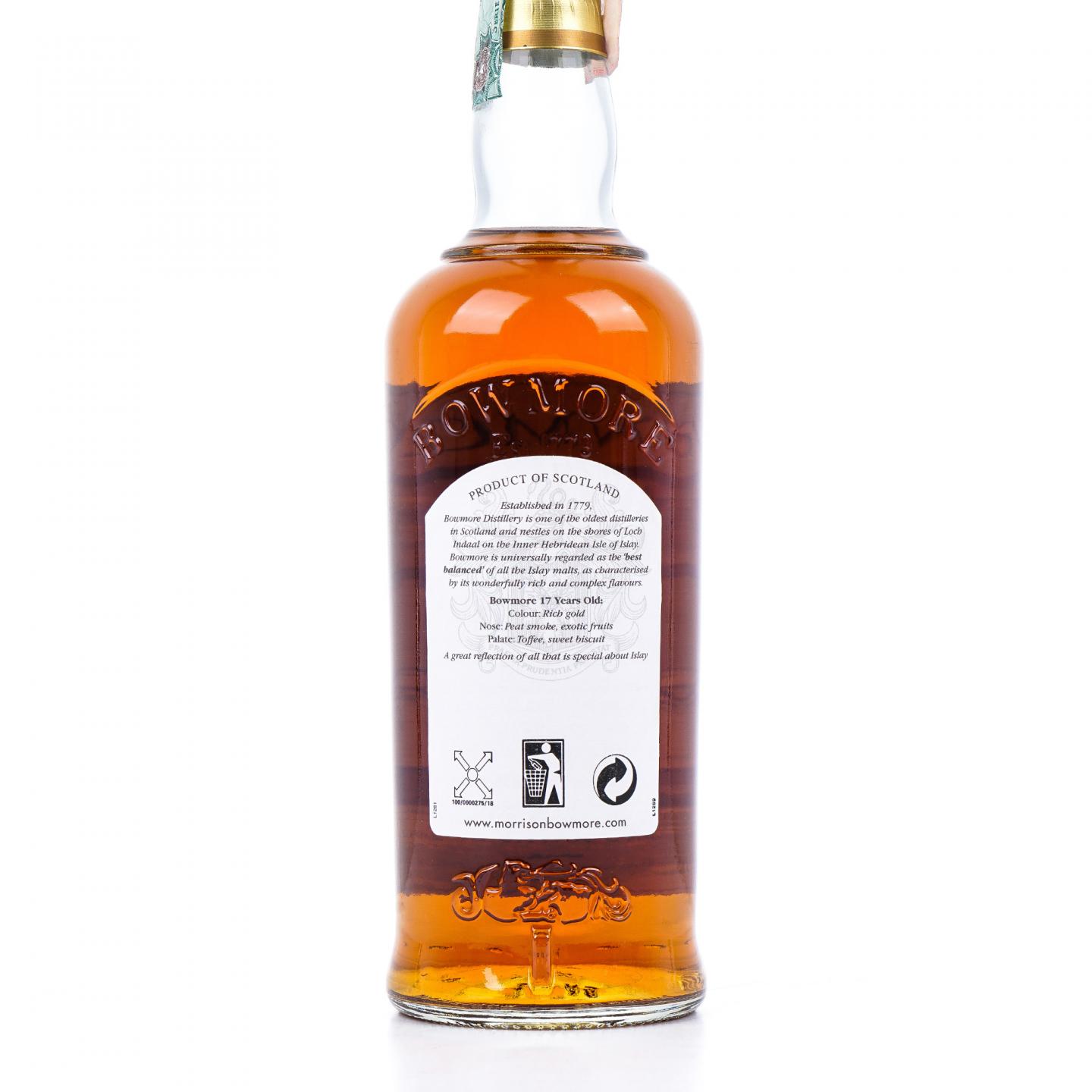 Bowmore 波摩 17年 海鸥标