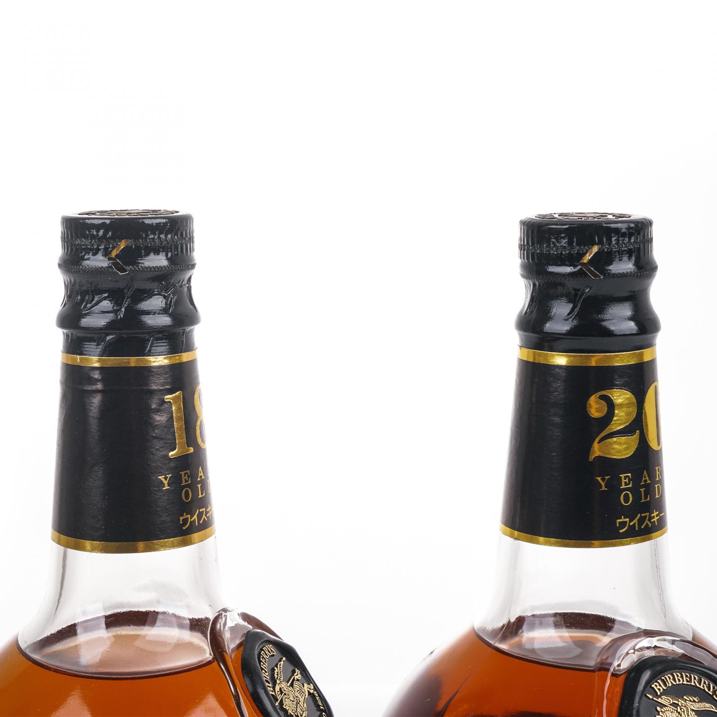 Burberrys 12/15/18/20年 调和威士忌 4瓶组