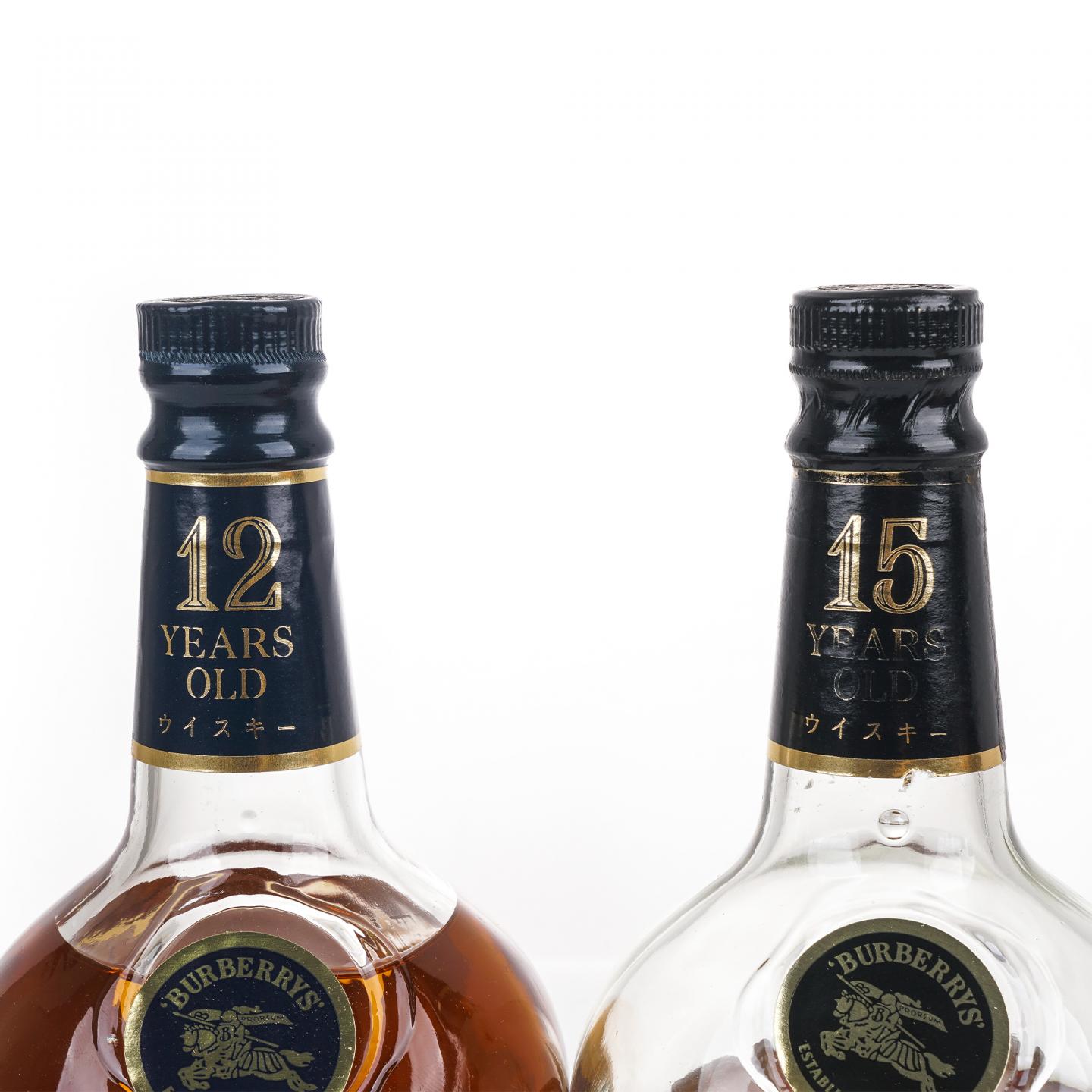Burberrys 12/15/18/20年 调和威士忌 4瓶组