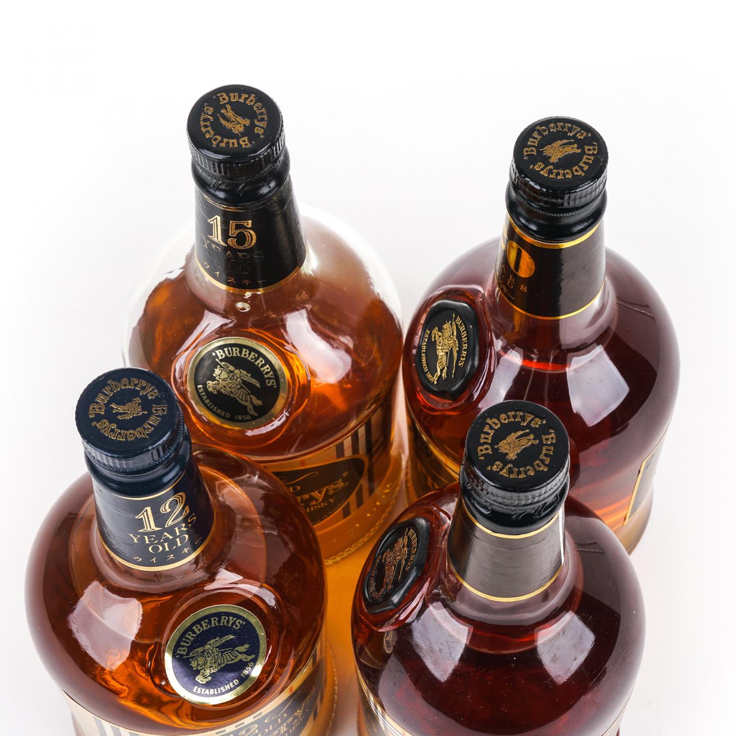 Burberrys 12/15/18/20年 调和威士忌 4瓶组