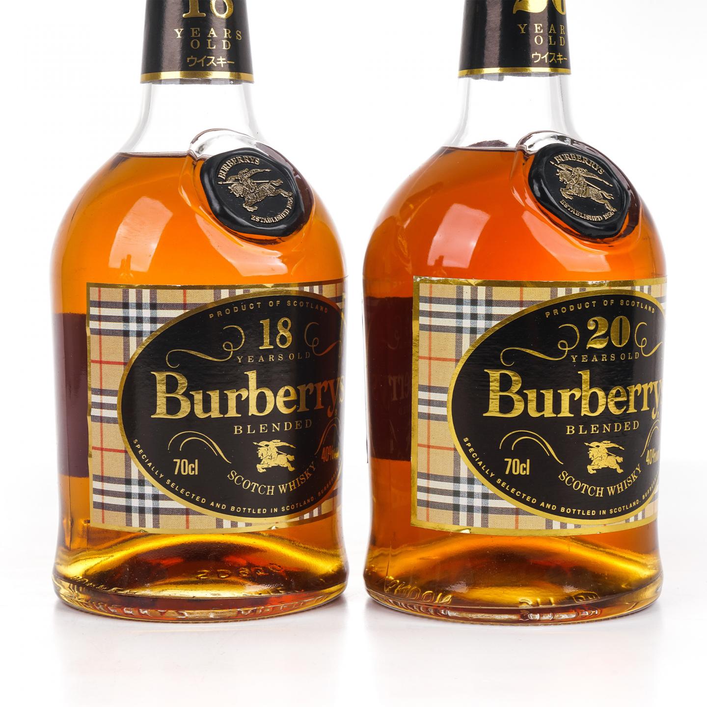 Burberrys 12/15/18/20年 调和威士忌 4瓶组