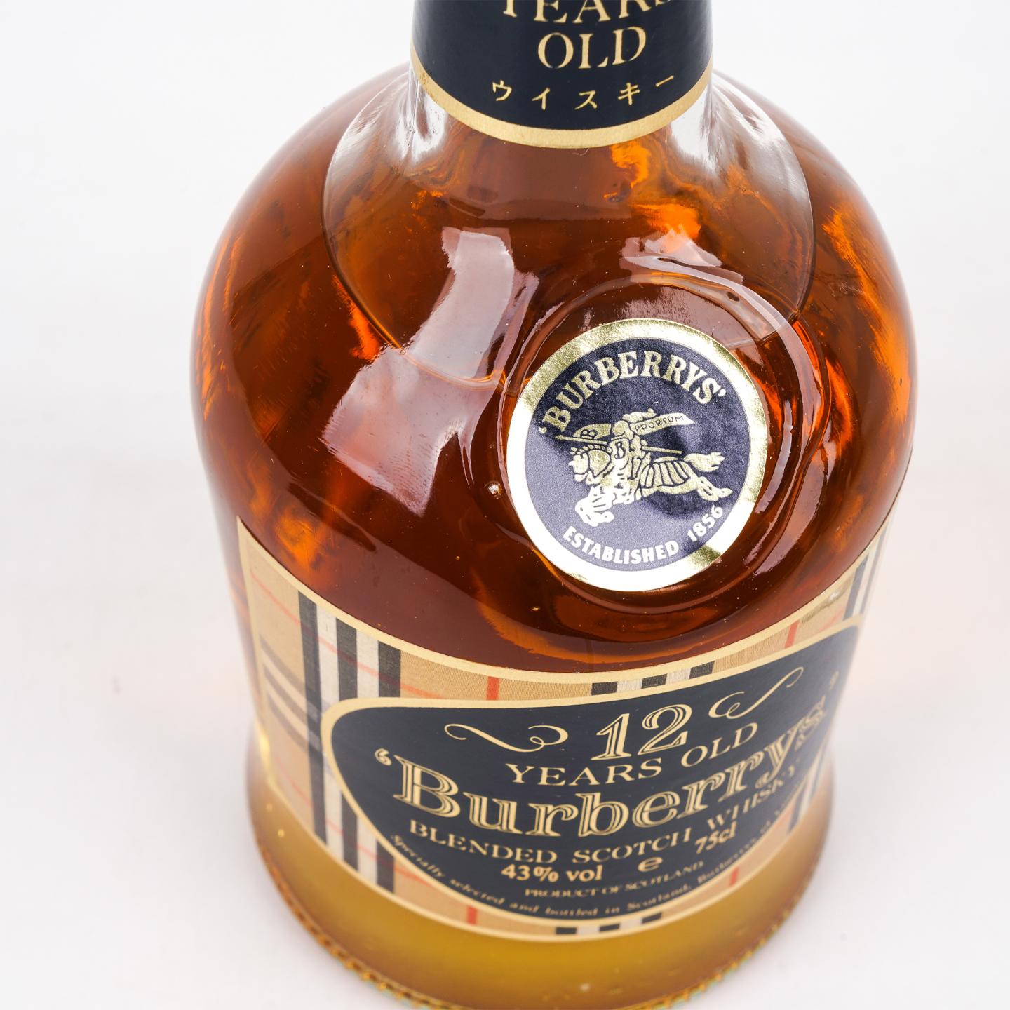 Burberrys 12/15/18/20年 调和威士忌 4瓶组