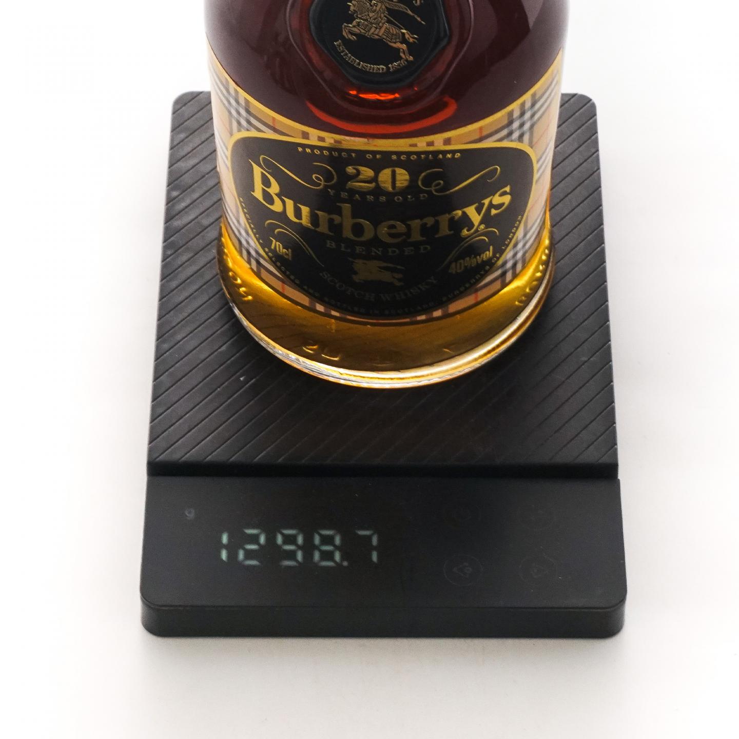 Burberrys 12/15/18/20年 调和威士忌 4瓶组