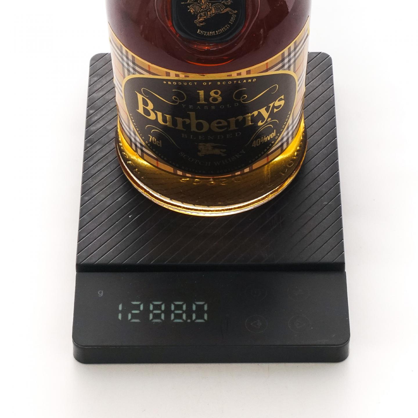 Burberrys 12/15/18/20年 调和威士忌 4瓶组