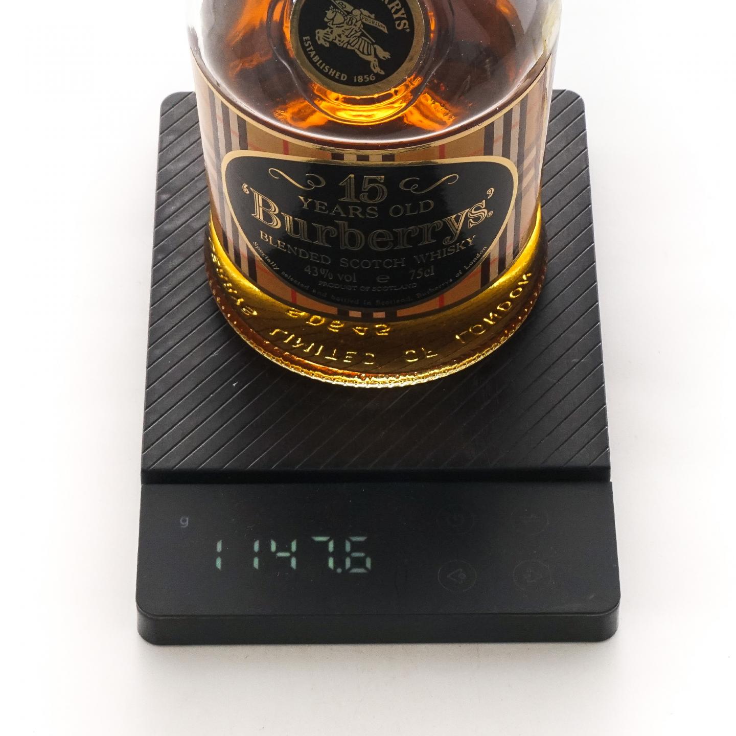 Burberrys 12/15/18/20年 调和威士忌 4瓶组