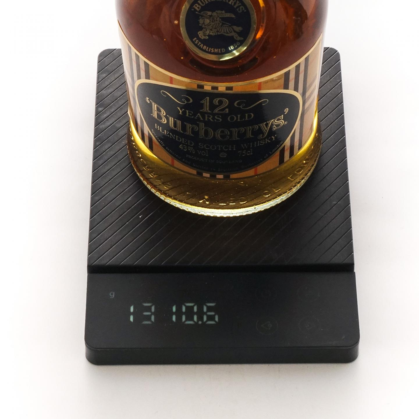 Burberrys 12/15/18/20年 调和威士忌 4瓶组