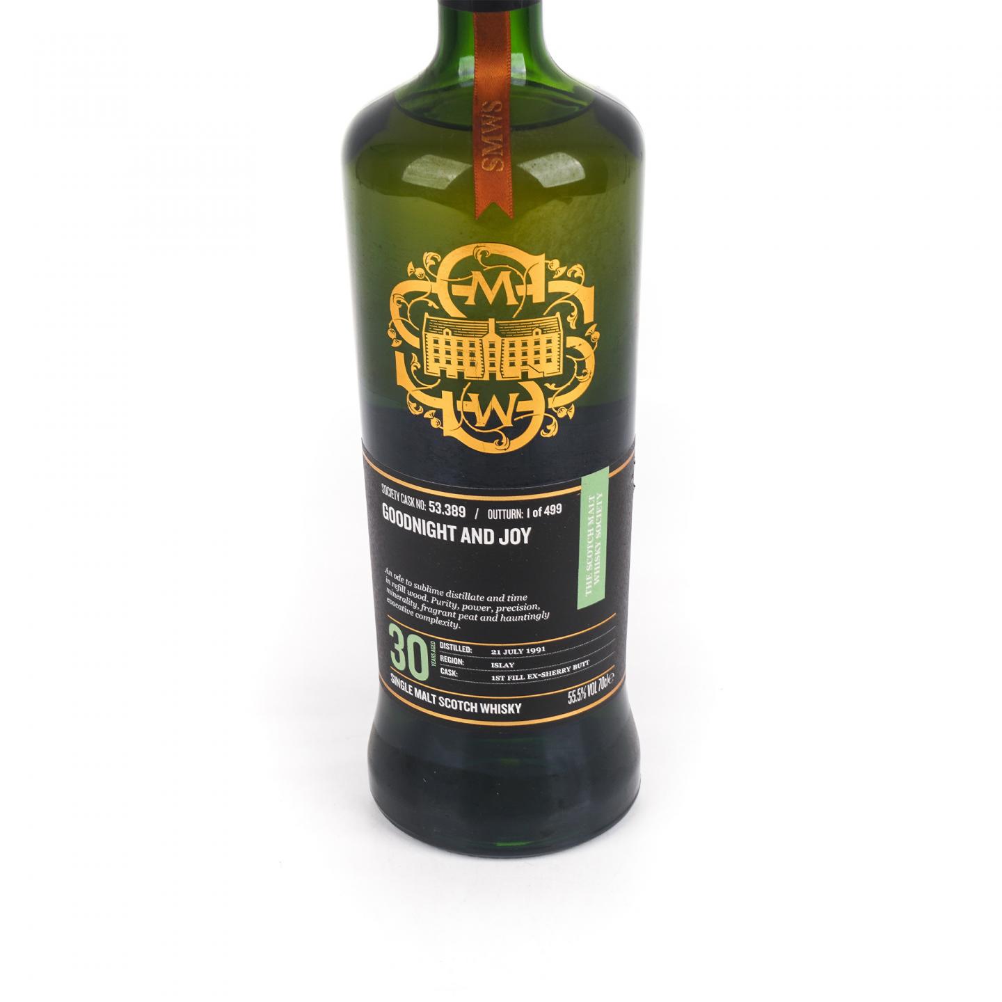 SMWS 53.389 卡尔里拉 30年 1991 初填雪莉桶