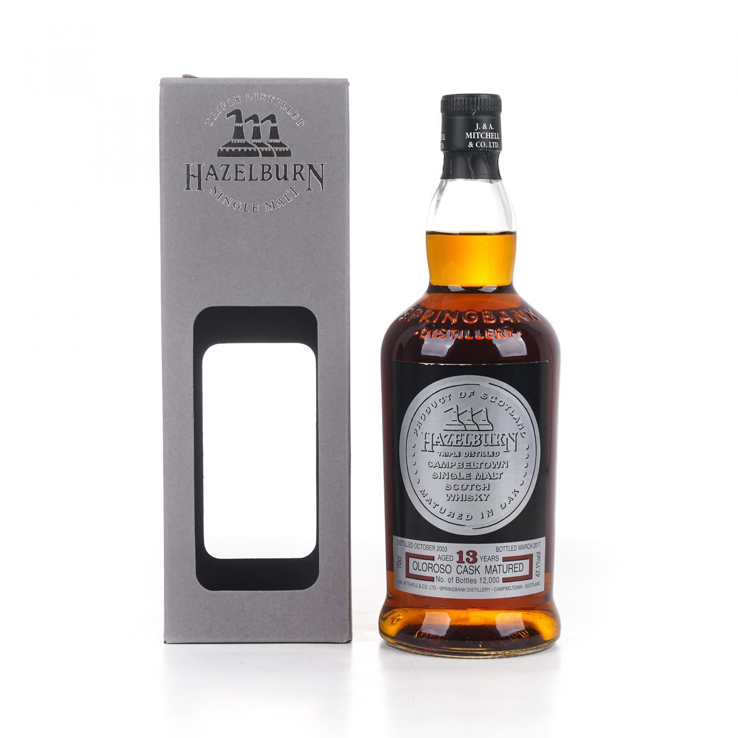 Hazelburn 哈索本 13年 2003-2017 雪莉桶