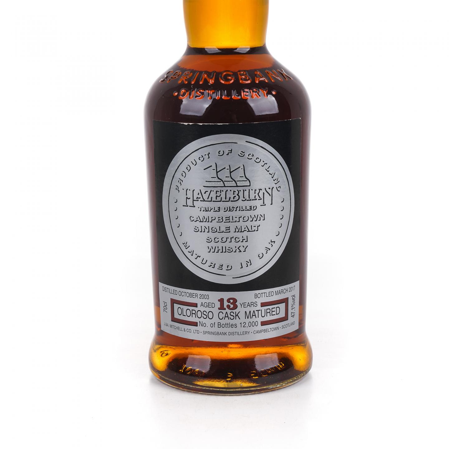Hazelburn 哈索本 13年 2003-2017 雪莉桶
