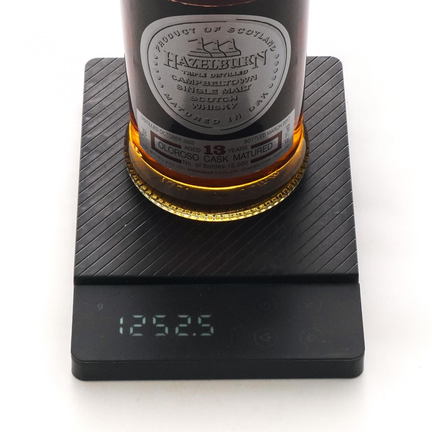 Hazelburn 哈索本 13年 2003-2017 雪莉桶