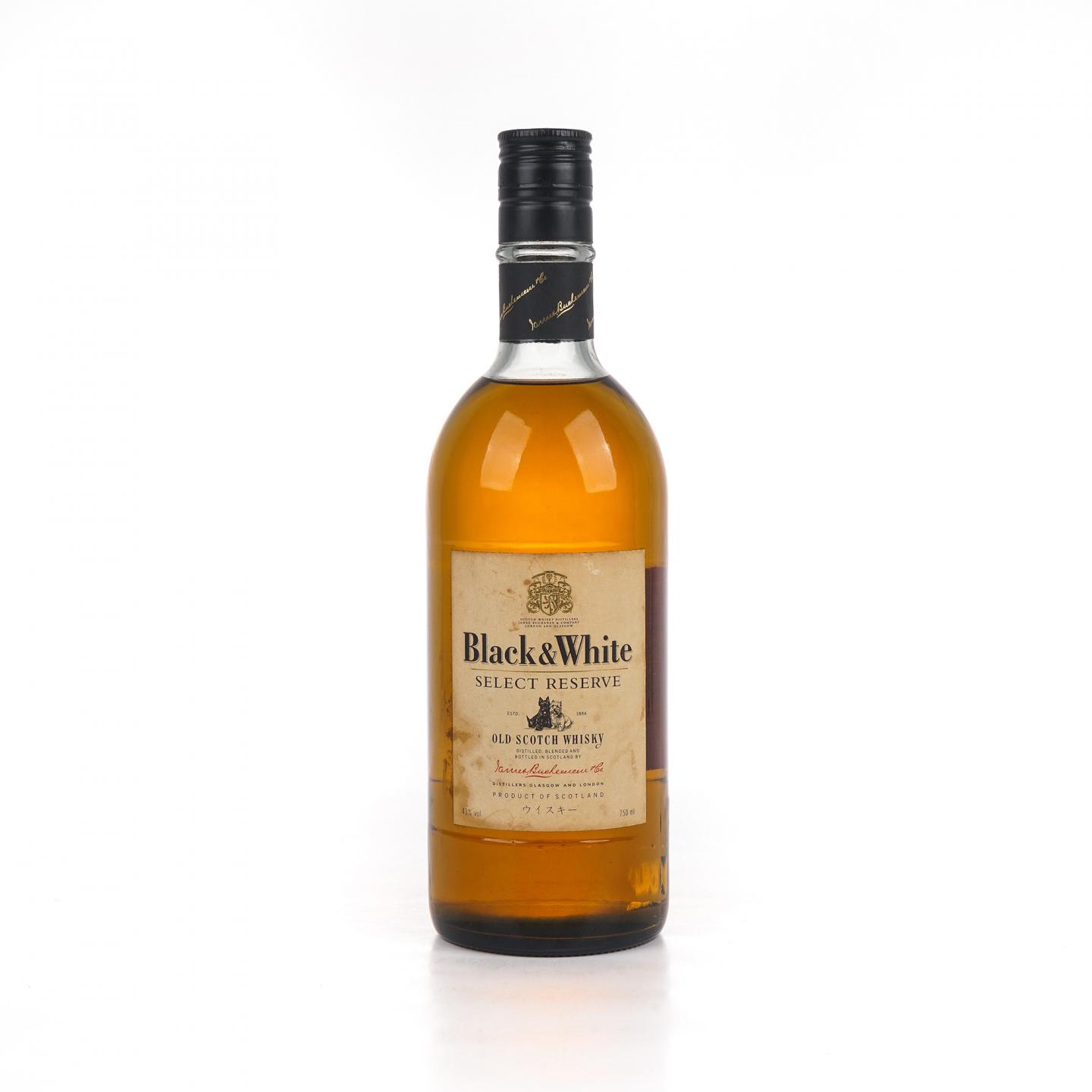Black & White 黑白狗SELECT RESERVE 调和 750ml