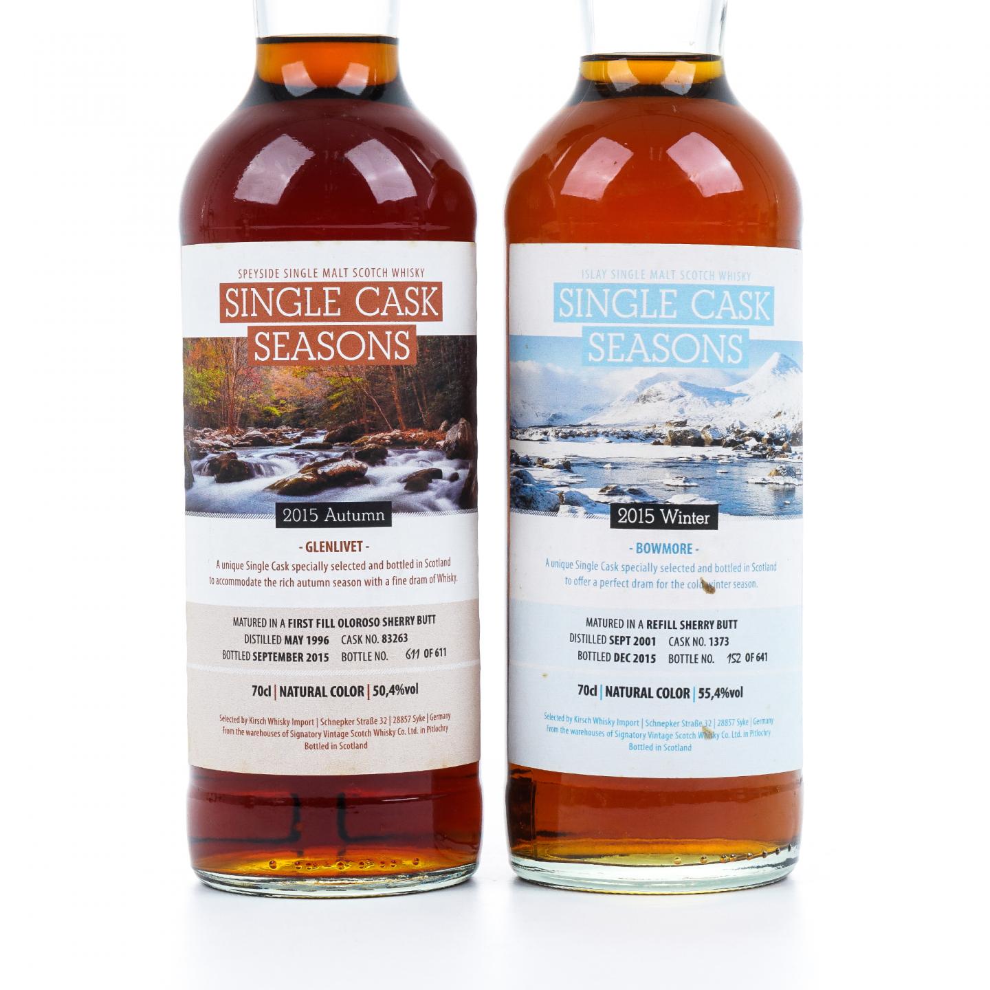 克里尼利基/慕赫/格兰威特/波摩 2015单桶季节系列 SV 4瓶组