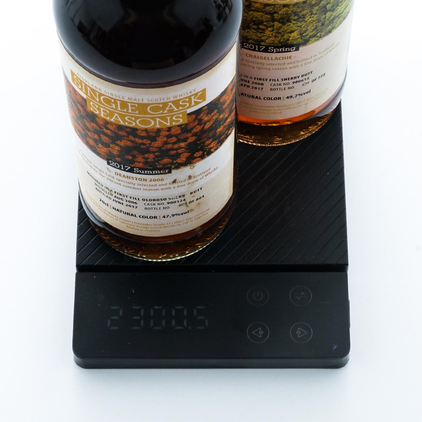 格兰纳里奇/丁斯顿/檀都/巴拉奇 2017单桶季节系列 SV 雪莉桶4瓶组