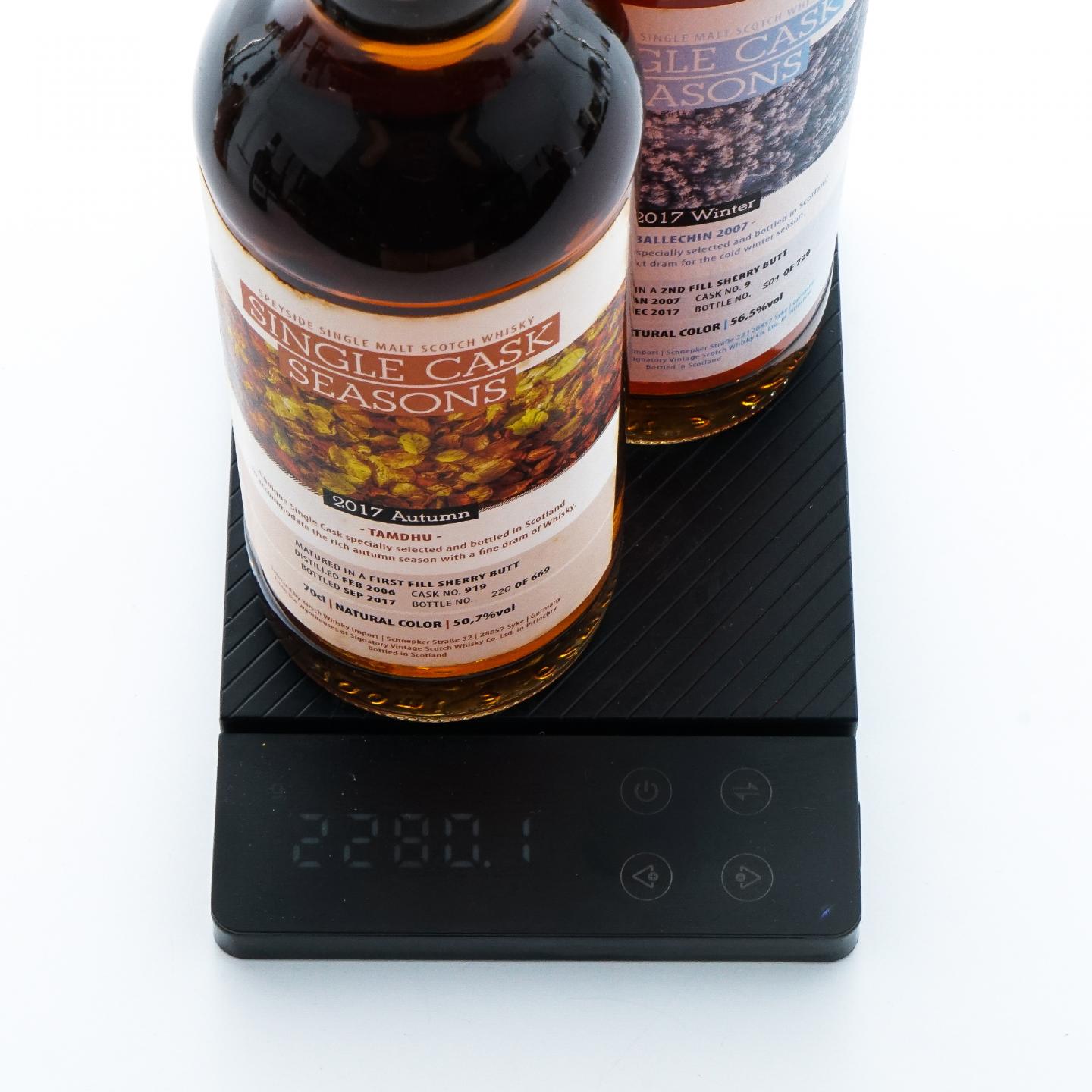 格兰纳里奇/丁斯顿/檀都/巴拉奇 2017单桶季节系列 SV 雪莉桶4瓶组