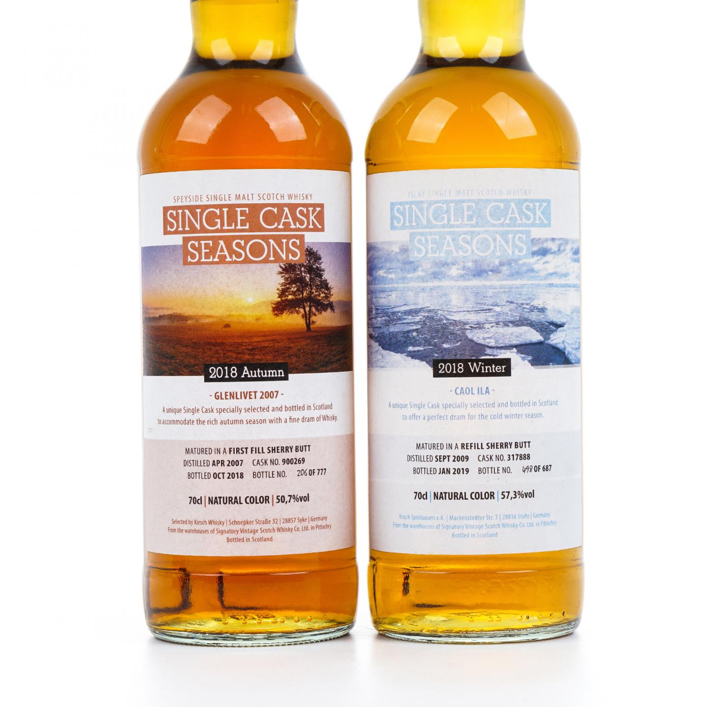 托伯莫里/欧摩/格兰威特/卡尔里拉 2018单桶季节系列 SV 雪莉桶4瓶组