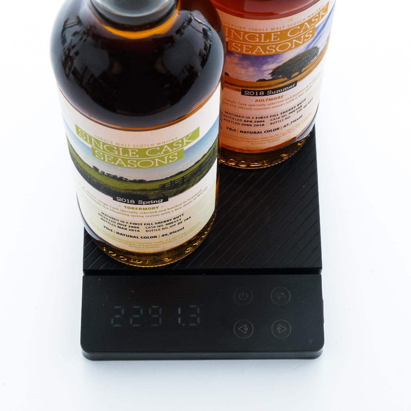 托伯莫里/欧摩/格兰威特/卡尔里拉 2018单桶季节系列 SV 雪莉桶4瓶组