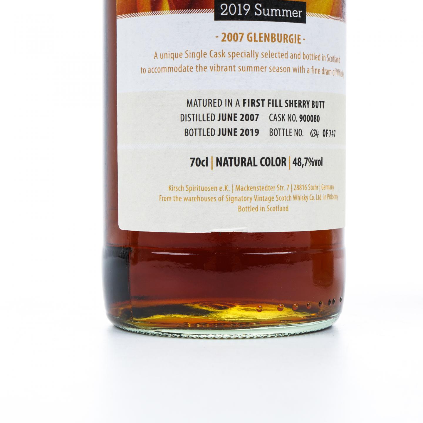 格兰斯贝/格兰伯奇/阿德摩尔/卡尔里拉 2019单桶季节系列 SV 4瓶组