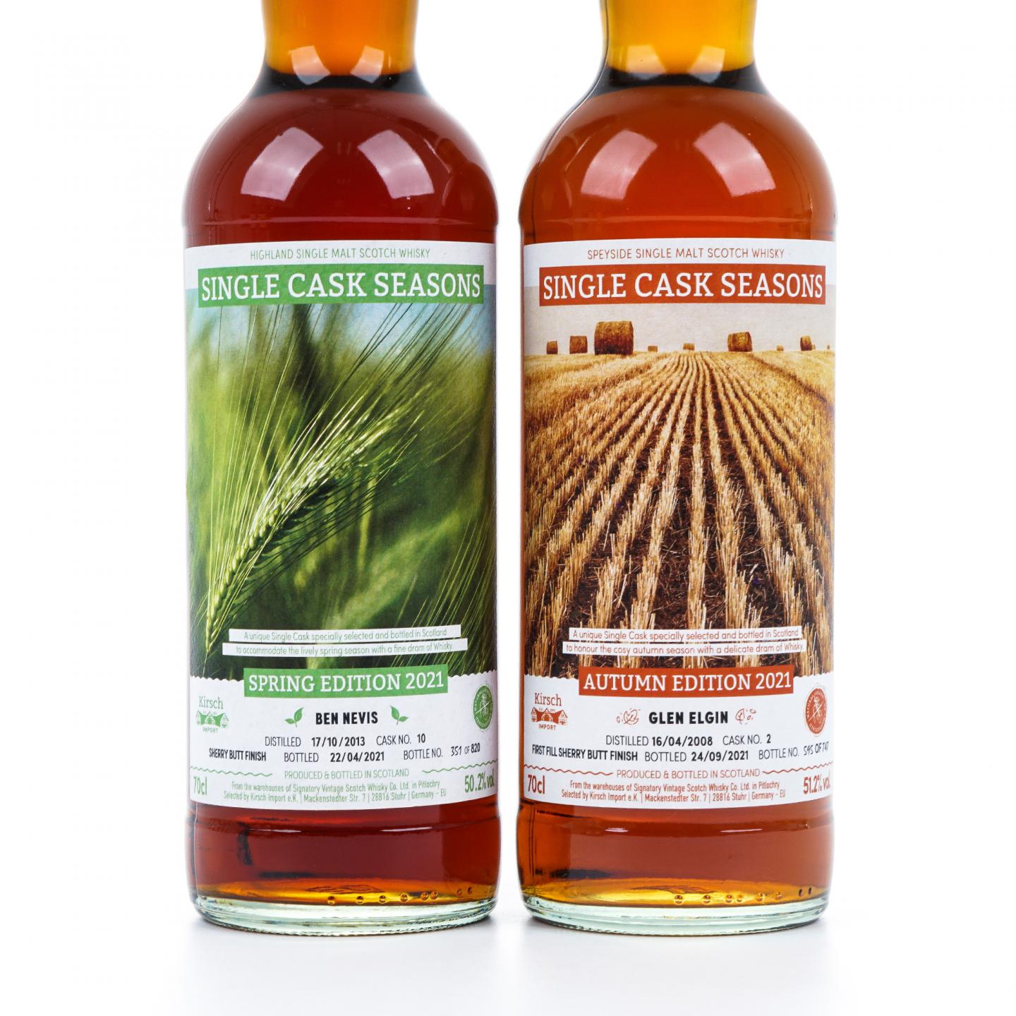 本尼维斯/麦克杜夫/格兰爱琴/阿德摩尔 2021单桶季节系列 SV 4瓶组