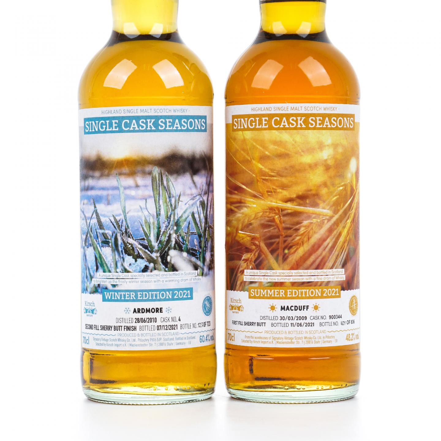 本尼维斯/麦克杜夫/格兰爱琴/阿德摩尔 2021单桶季节系列 SV 4瓶组