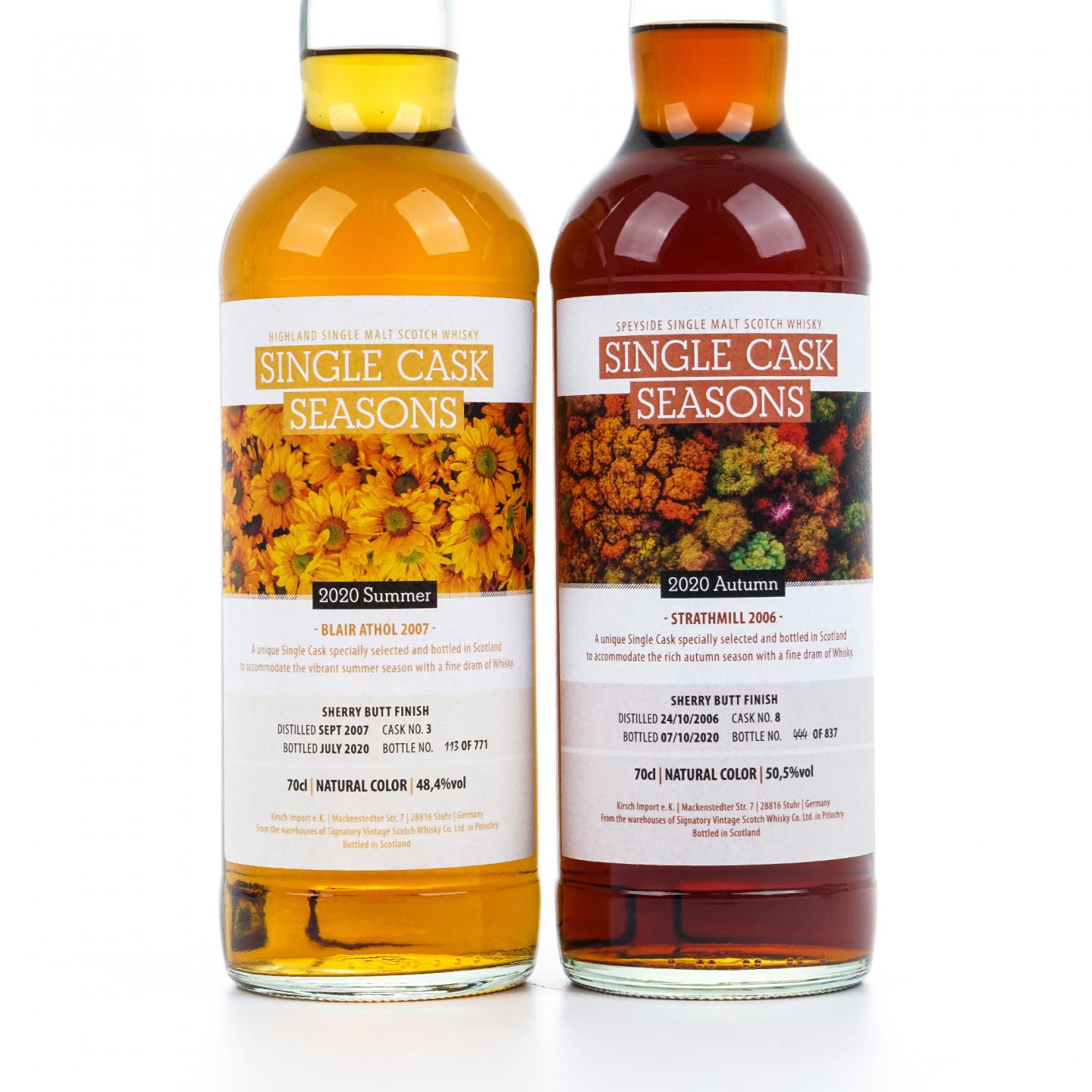 本利林/布莱尔阿苏/斯特拉斯米尔/卡尔里拉 2020单桶季节系列 SV 4瓶组