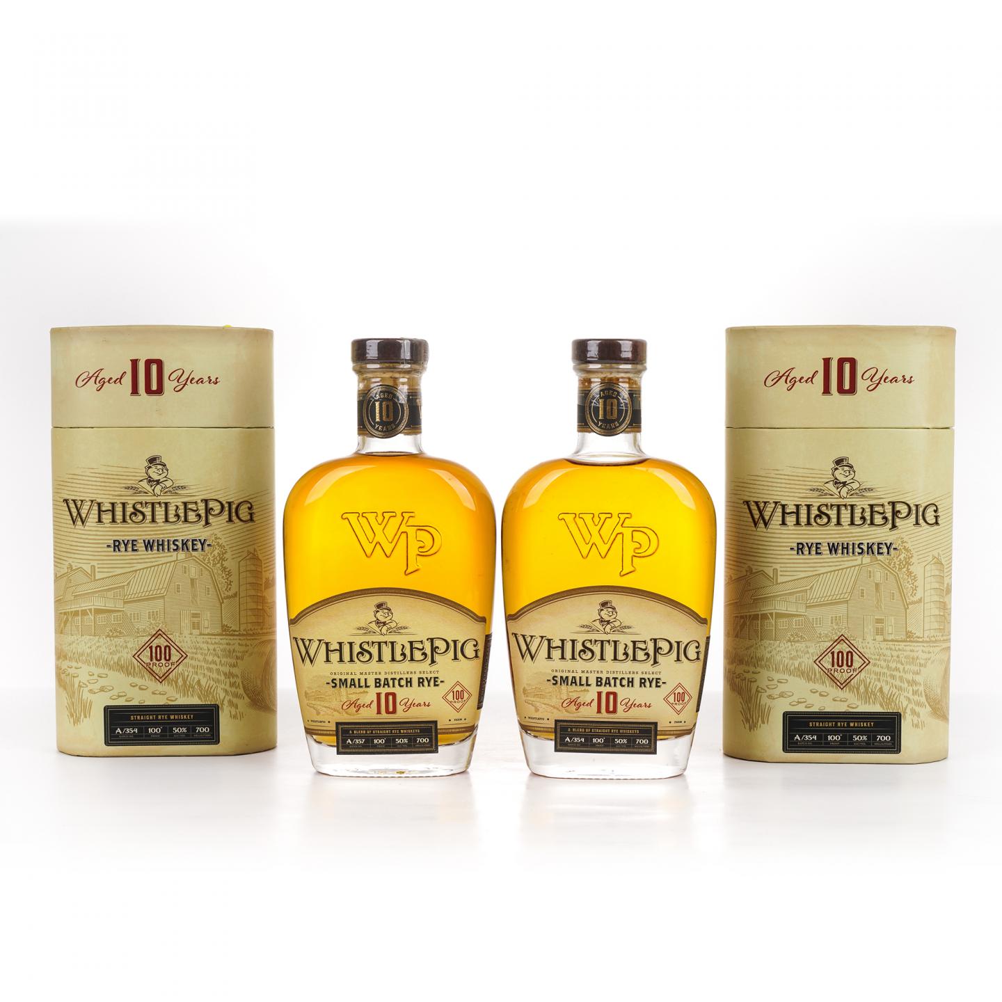 Whistlepig 口哨猪 10年 Small Batch Rye 2支组