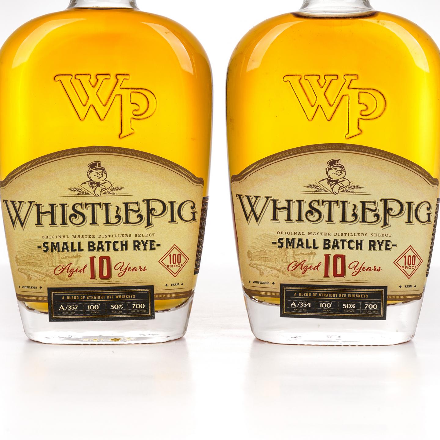 Whistlepig 口哨猪 10年 Small Batch Rye 2支组