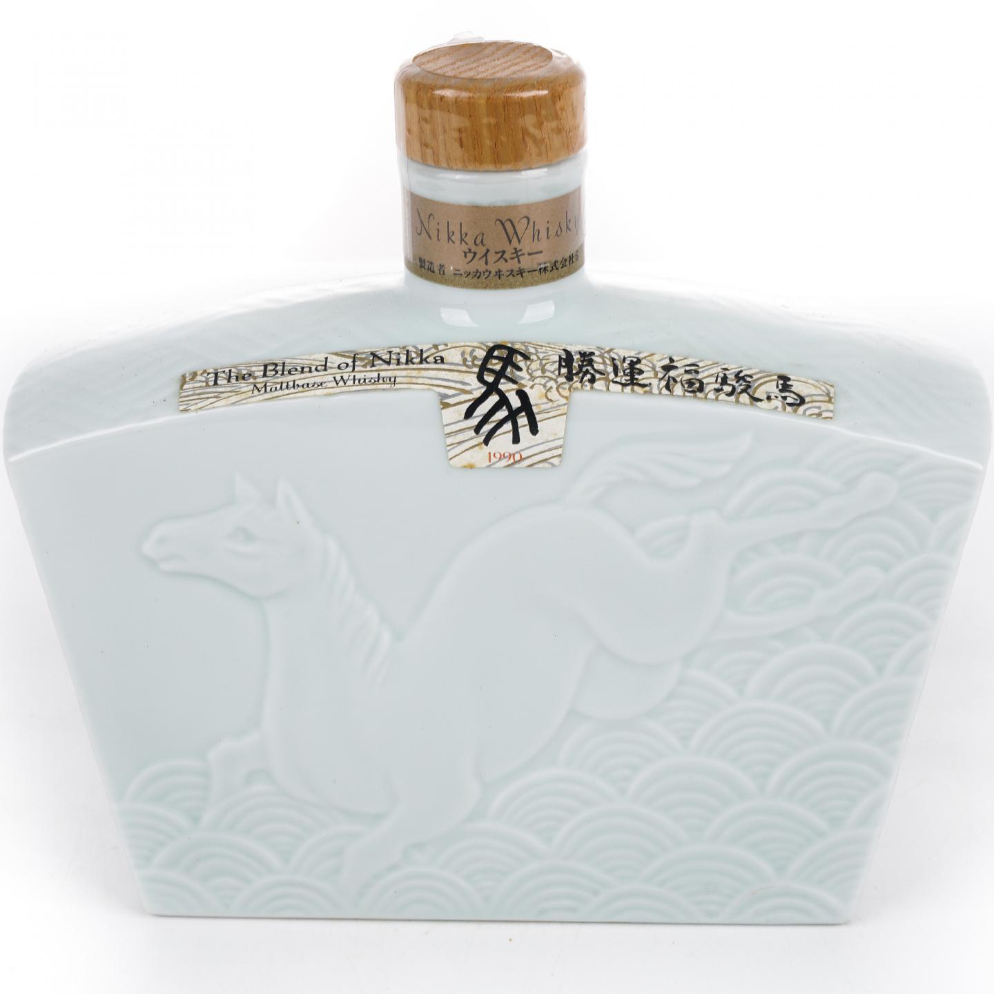 Nikka 1990 腾运福骏马 陶瓷瓶 600ml