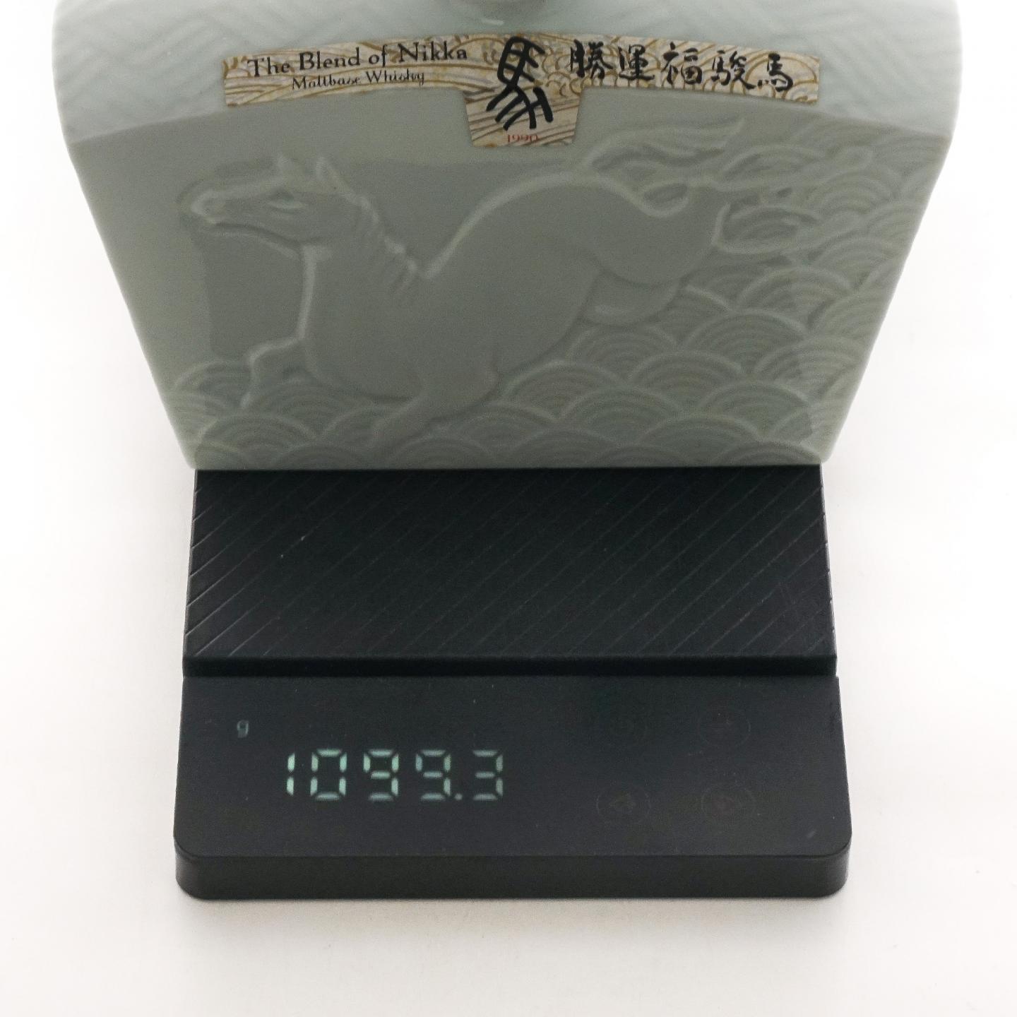 Nikka 1990 腾运福骏马 陶瓷瓶 600ml