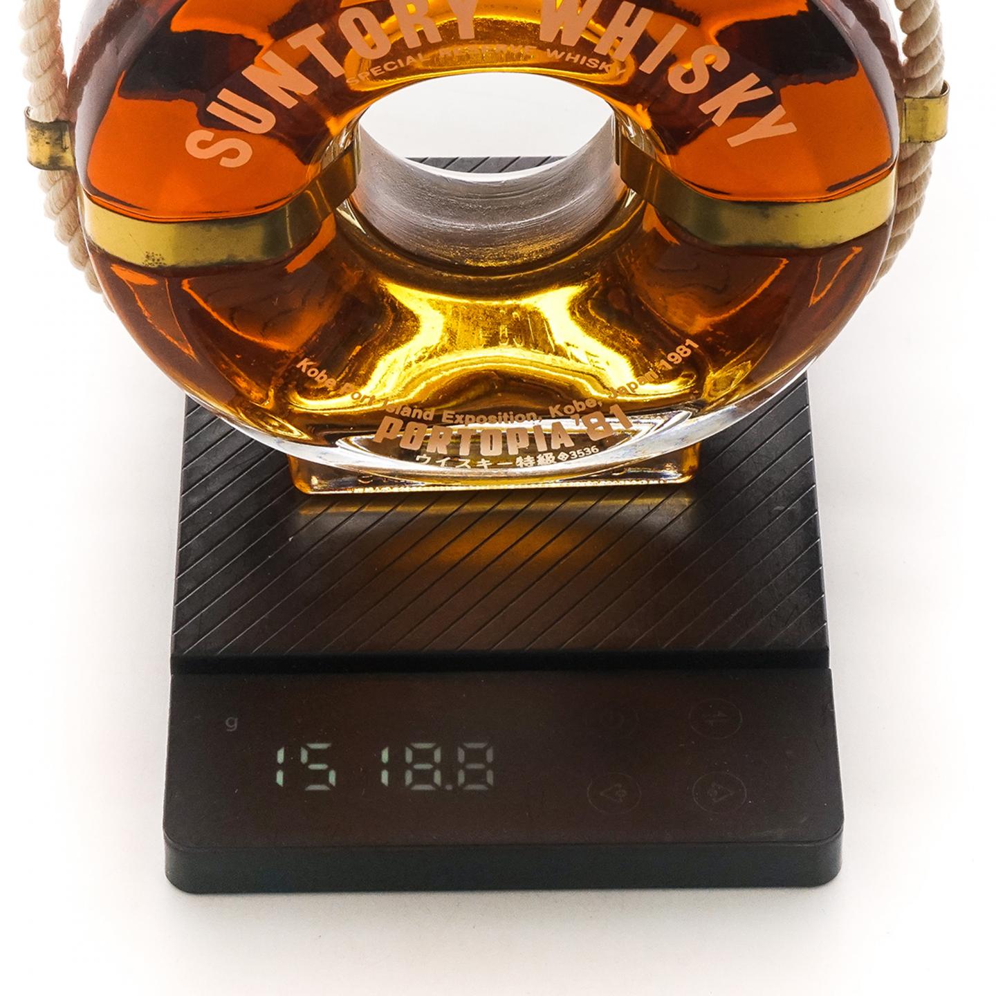 三得利 1981神户港博览会限定 救生圈 特级 700ml