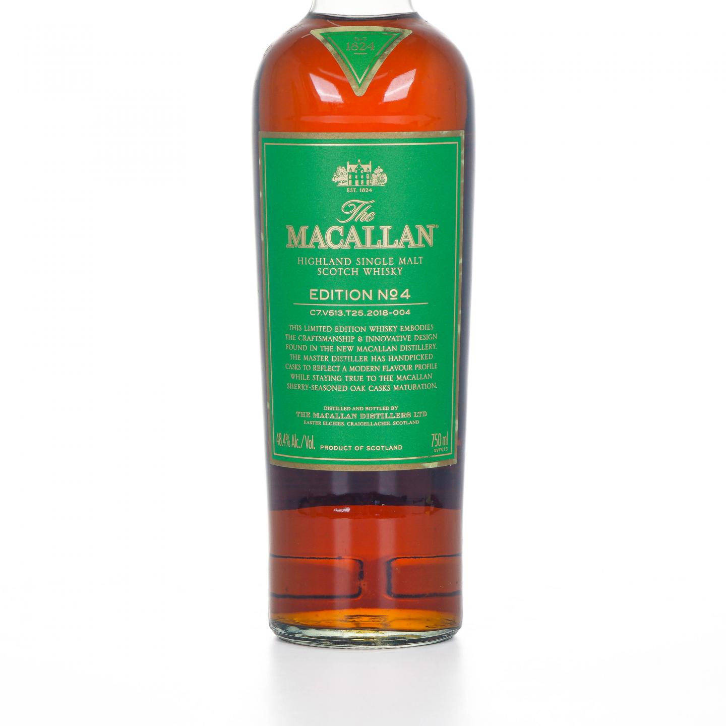 Macallan 麦卡伦 Edition No.4 绿标 750ml 48.4%Vol.