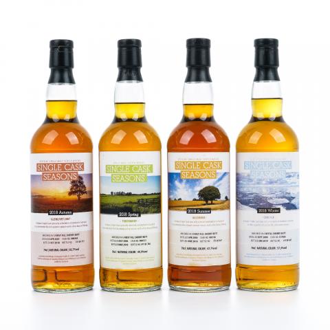 托伯莫里/欧摩/格兰威特/卡尔里拉 2018单桶季节系列 SV 雪莉桶4瓶组