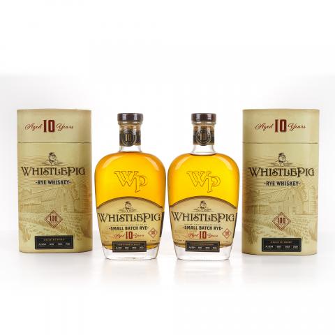 Whistlepig 口哨猪 10年 Small Batch Rye 2支组