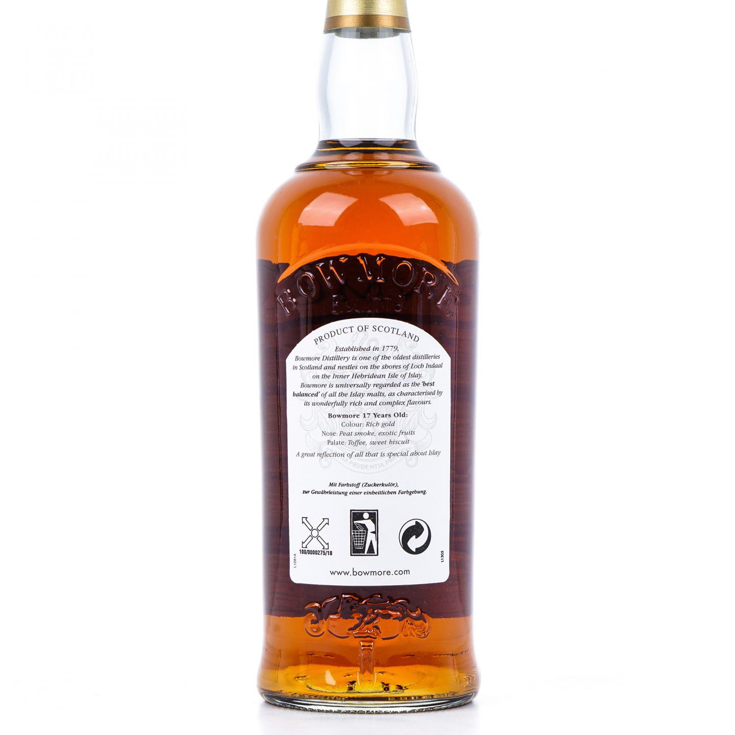 Bowmore 波摩 17年 海鸥标 700ml