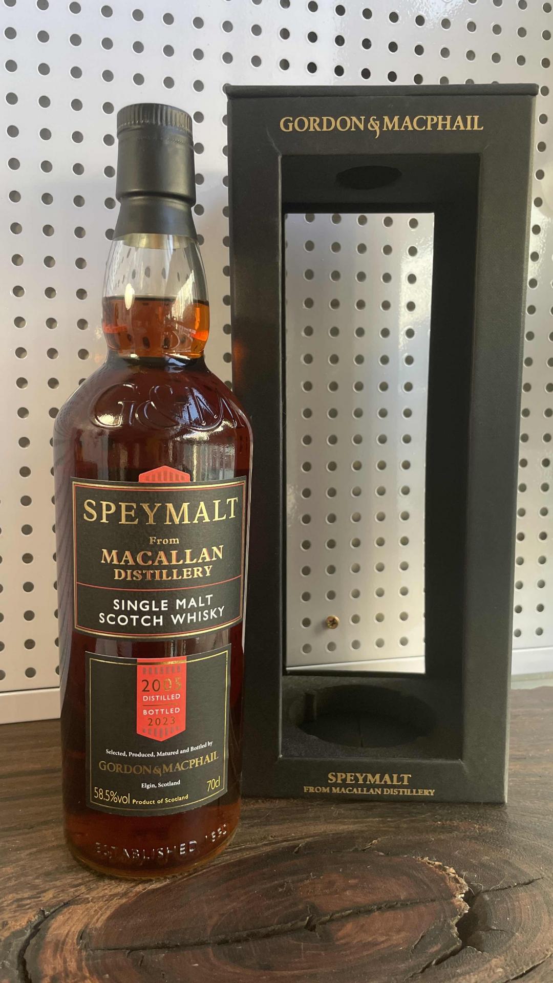 斯佩默 2005-2023装瓶 麦卡伦 18年 初填雪莉桶 酒色非常nice 非常值得收藏与品鉴