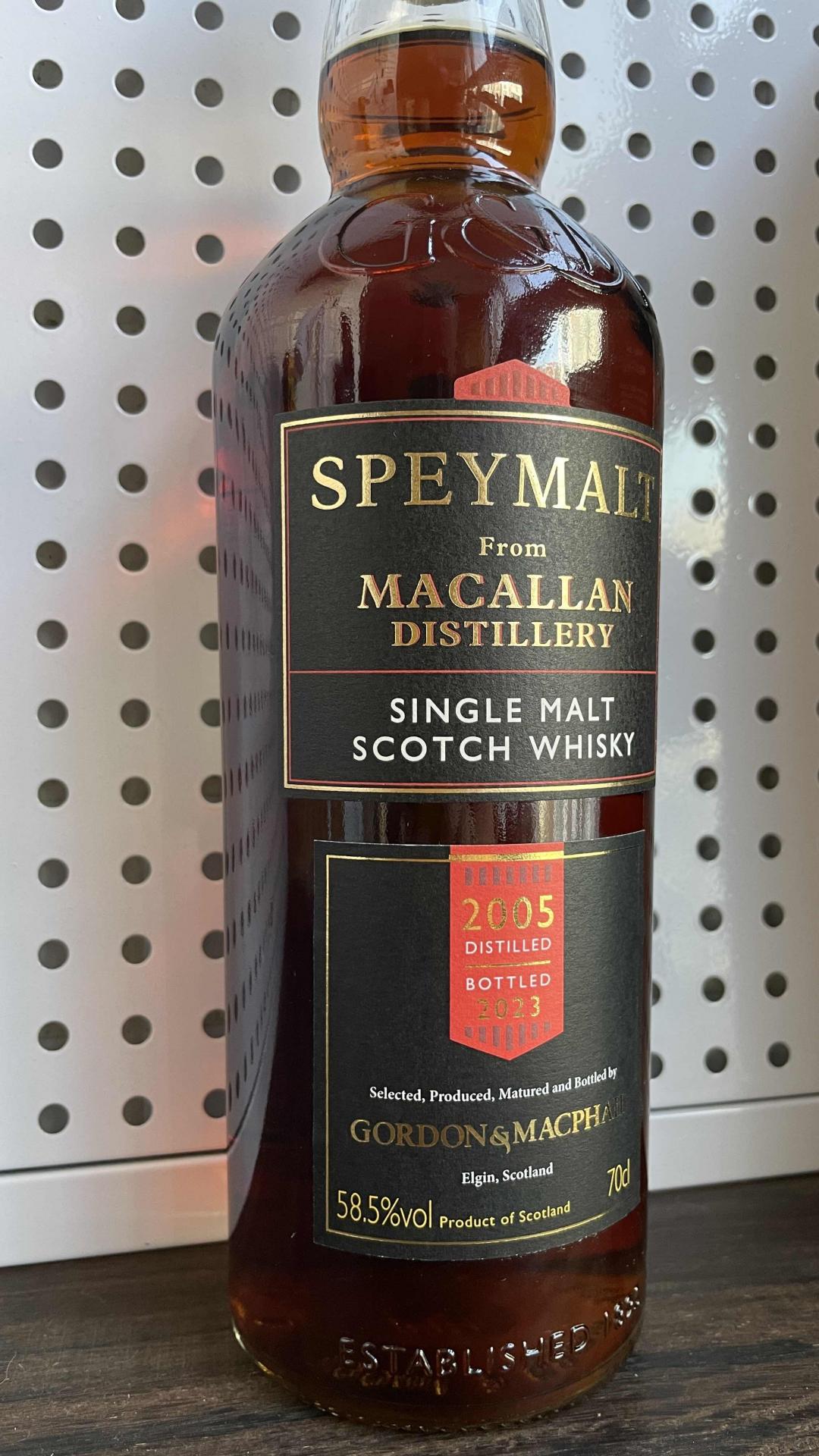 斯佩默 2005-2023装瓶 麦卡伦 18年 初填雪莉桶 酒色非常nice 非常值得收藏与品鉴